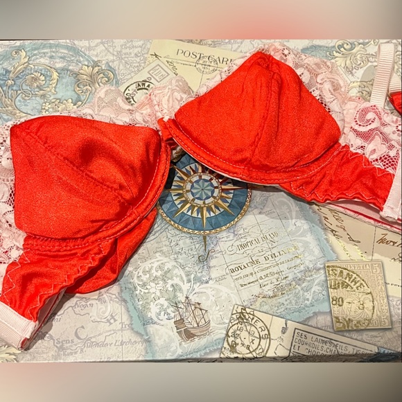 HAH After Hours Bra in Blood Orange - Picture 7 of 12
